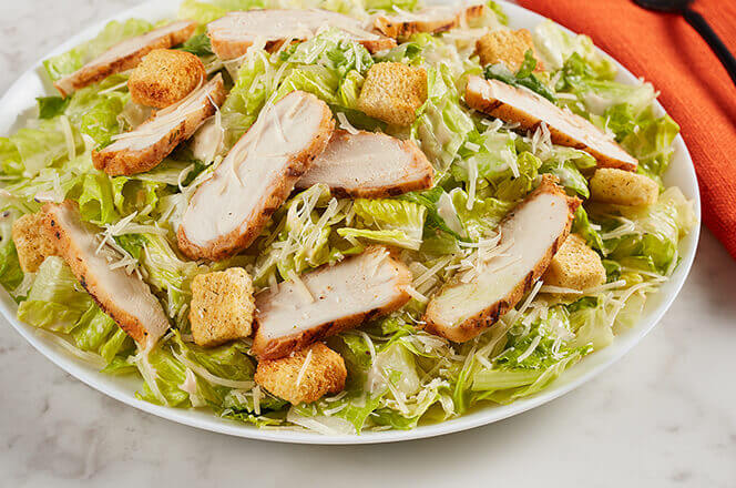 Grill Chicken Caesar Salad