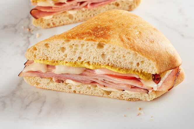 Ham and Cheese Melt Sandwich