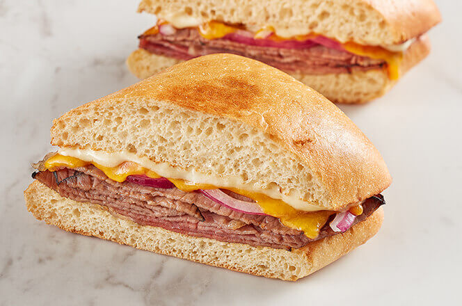 Roast Beef Cheddar Sandwich