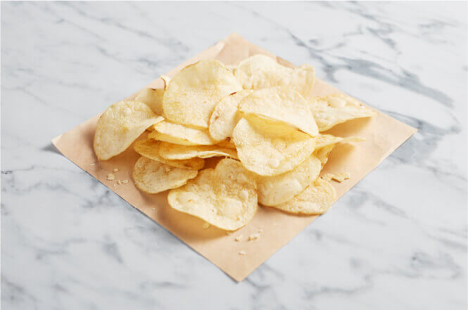 A bag of Classic Lay’s potato chips.