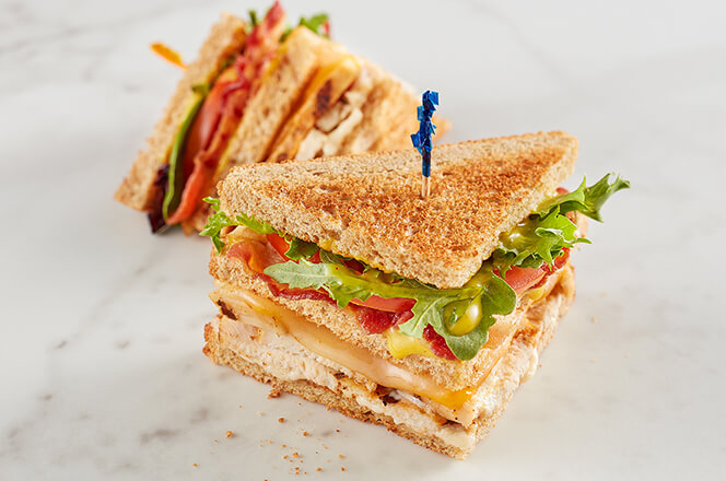 Grilled Chicken Club Sandwich