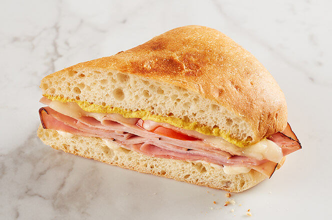 Ham and Cheese Melt Sandwich