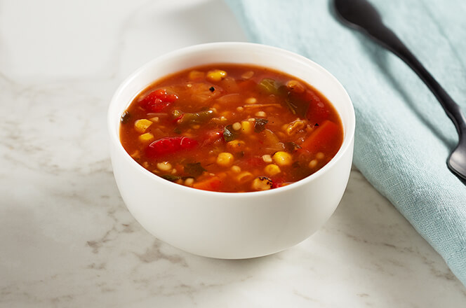 Fire Roasted Vegetable Soup Cup