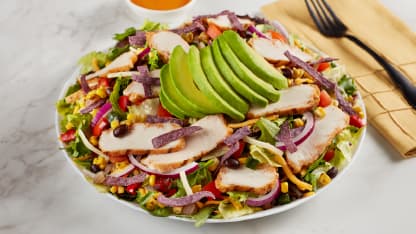 Southwest Chicken and Avocado Salad | 46g Protein